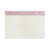 Notesy i bloczki - Notatnik Tygodniowy Na Biurko - Lilac - Productivity Planner | Designworks Ink - miniaturka - grafika 1