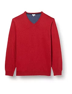 Seidensticker Bluza męska z dekoltem w serek, czerwony, S - Bluzy męskie - miniaturka - grafika 1