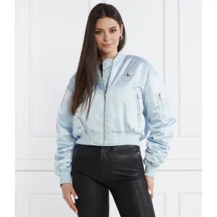 CALVIN KLEIN JEANS Kurtka bomber | Cropped Fit - Kurtki damskie - miniaturka - grafika 1