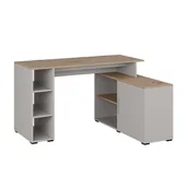 Biurka - Vicco Biurko narożne Rudy, Kaszmir, 135 x 110 cm z półkami - miniaturka - grafika 1