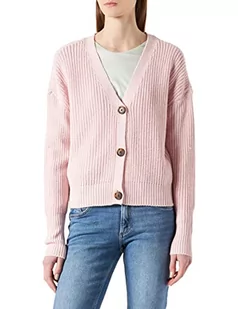 Vero Moda Kobiety Vmlea Ls Noos Kardigan, Parfait Pink, XS - Swetry damskie - miniaturka - grafika 1