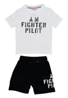 Kombinezony dla dzieci - Completo Bambino Aeronautica Militare T-shirt e Shorts - miniaturka - grafika 1