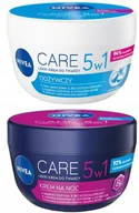 Kremy do twarzy - Krem do twarzy odżywczy NIVEA CARE 5w1 mix 2x100ml - miniaturka - grafika 1