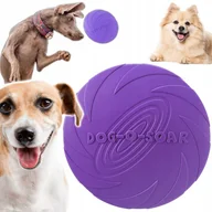 Zabawki dla psów - DYSK DO RZUCANIA APORTOWANIA FRISBEE LATAJĄCY TALERZ GRYZAK ZABAWKA DLA PSA - miniaturka - grafika 1