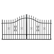 Akcesoria do ogrodzeń - Brama dwuskrzydłowa Tytus 3,5 m - miniaturka - grafika 1