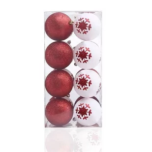 DecoKing Zestaw Bombek - Cherry - Biało-Czerwony - Bombki - miniaturka - grafika 1