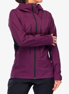 Kurtka damska Black Diamond Dawn Patrol Hybrid Shell - berry/black - Kurtki narciarskie - miniaturka - grafika 1