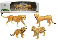 Jeździki dla dzieci - Gepard Figurki Edukacyjne Dzikie Zwierzęta 4 sztuki Sawanna - miniaturka - grafika 1