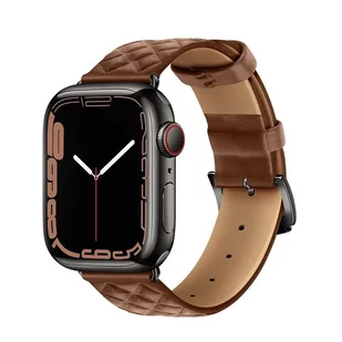 HOCO pasek do Apple Watch 38/40/41mm Elegant leather WA18 brązowy - Akcesoria do smartwatchy - miniaturka - grafika 1