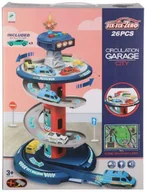 Tory, garaże, parkingi - Automobilių stovėjimo aikštelė Miesto žaidimų rinkinys su šviesomis ir garsais - miniaturka - grafika 1