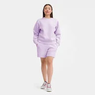 Spodnie sportowe damskie - Damskie spodenki dresowe Guess Elly Shorts - fioletowe - GUESS - miniaturka - grafika 1