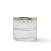 Pudełka i szkatułki - Szklana szkatułka z wieczkiem w kolorze złota Umbra Tesora - miniaturka - grafika 1