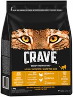 Sucha karma dla kotów - Crave Adult karma sucha dla kota, indyk i kurczak - 2,8 kg - miniaturka - grafika 1