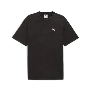 ESS Elevated Relaxed Wash Tee PUMA Black - Koszulki męskie - miniaturka - grafika 1