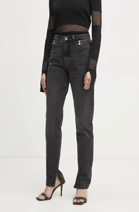 Patrizia Pepe jeansy damskie kolor szary 8P0702 D1WZN - Spodnie damskie - miniaturka - grafika 1