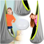 Place zabaw - Kokon huśtawka szary starky - miniaturka - grafika 1