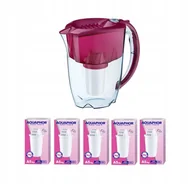 Dzbanki filtrujące - Dzbanek filtrujący Aquaphor Prestige 2.8 l z 6 wkładami A5 Mg, wiśniowy - miniaturka - grafika 1