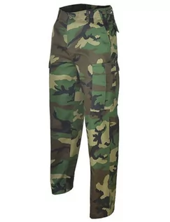 Spodnie sportowe męskie - Mil-Tec Mil-Tec Spodnie wojskowe męskie bojówki US Ranger BDU Mil-Tec Woodland roz L 11810020) - grafika 1