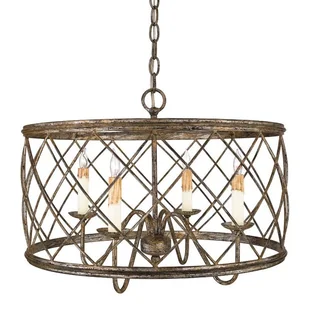 Elstead Lighting DURY P 4 QZ/DURY/P - Lampy sufitowe - miniaturka - grafika 3