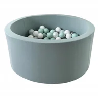Suche baseny - Suchy basen z piłeczkami 40x90 BRUDNA MIĘTA 300szt - DOWOLNY MIX - miniaturka - grafika 1
