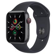 Smartwatch - Apple Watch SE, GPS + Cellular, koperta 44 mm z aluminium w kolorze gwiezdnej szarości, pasek sportowy w kolorze północy - miniaturka - grafika 1
