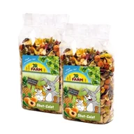 Karma dla gryzoni - JR Farm Sałatka owocowa 2x600 g - miniaturka - grafika 1