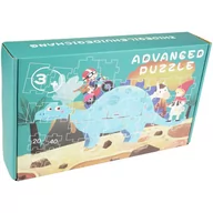 Układanki dla dzieci - Puzzle kolorowa układanka 4W1 Swiat bajek 4 obrazki - miniaturka - grafika 1