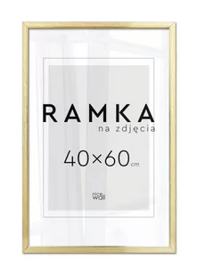 Ramka na zdjęcia 40x60 cm Złota - Ramki na zdjęcia - miniaturka - grafika 1