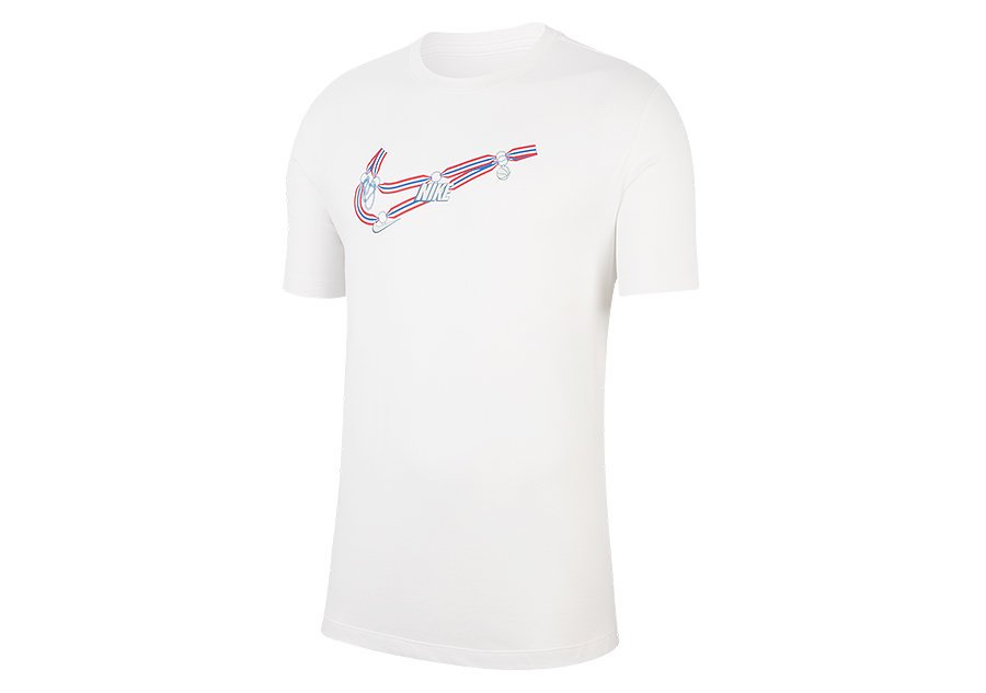 Nike Swoosh Medallion Dri-Fit Tee White