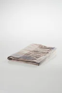 Apaszki i szaliki damskie - Jasny szalik w subtelną kratę - Greenpoint - miniaturka - grafika 1