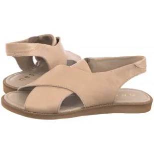 Sandały Beżowe 19560 119 (NE186-d) Nessi - Sandały damskie - miniaturka - grafika 1