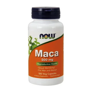 Now Foods NOW Maca 100kaps/500mg - Układ nerwowy - miniaturka - grafika 1