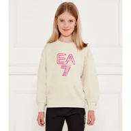 Bluzy dla dziewczynek - EA7 Bluza Regular Fit - miniaturka - grafika 1