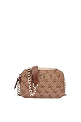 GUESS Aparat crossbody Noelle Ii, Logo Latte/brązowy, One Size