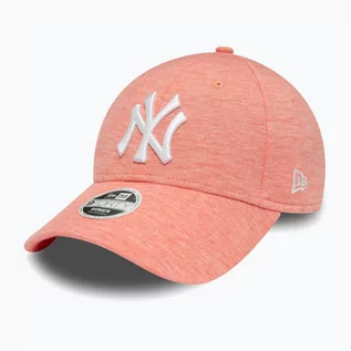 Czapki damskie - Czapka z daszkiem damska New Era Jersey 9Forty New York Yankees pastel pink | WYSYŁKA W 24H | 30 DNI NA ZWROT - grafika 1