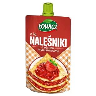 Łowicz Przekąska owocowa à la naleśniki z dżemem truskawkowym 170 g - Soki i napoje niegazowane - miniaturka - grafika 1