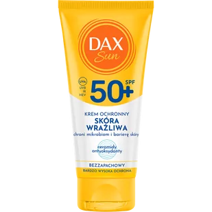 Dax Sun Krem ochronny do twarzy dla skóry wrażliwej SPF 50+ - Balsamy i kremy do opalania - miniaturka - grafika 1