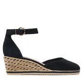 Espadryle damskie - Espadryle Tamaris 1-22309-42 Granatowy - miniaturka - grafika 1