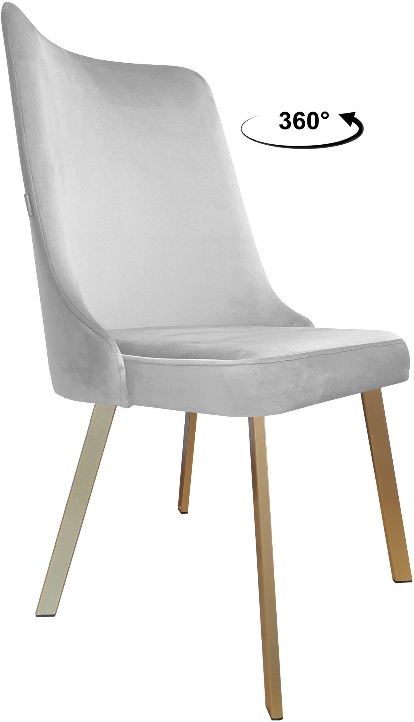 Krzesło obrotowe Victor noga Profil złota MG39