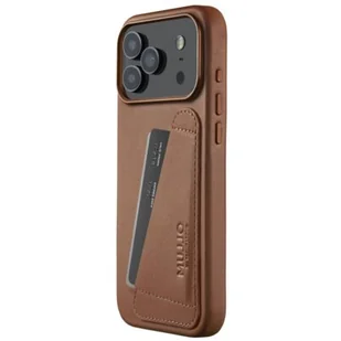 Mujjo Wallet Leather Case - etui skórzane do iPhone 17 Pro Max kompatybilne z MagSafe tan - Etui i futerały do telefonów - miniaturka - grafika 5
