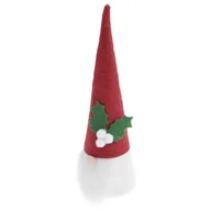 Ozdoby bożonarodzeniowe - Czerwony filcowy elf bożonarodzeniowy 16,5 cm - miniaturka - grafika 1