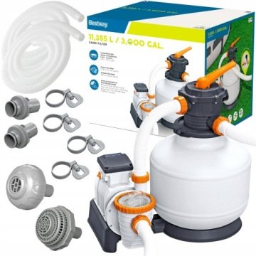 Bestway Pompa piaskowa do basenów 9841 L/h 58486