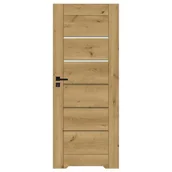 Drzwi wewnętrzne - Drzwi wewnętrzne Chicago 70P Dąb Górski Slim podcięcie - miniaturka - grafika 1