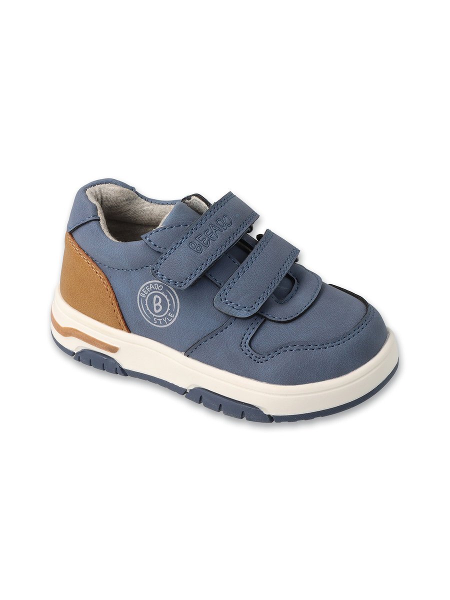 Chłopięce sneakersy na rzep niebieskie Befado r.22
