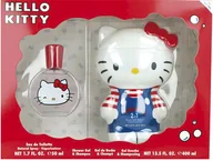 Kosmetyki kąpielowe dla dzieci - Zestaw dla dzieci Air Val International Hello Kitty Woda toaletowa 50 ml + Żel pod prysznic 400 ml (8411114092461) - miniaturka - grafika 1