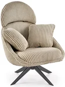 Fotele - Fotel nowoczesny wypoczynkowy cappuccino L6-T15 - miniaturka - grafika 1