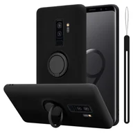 Etui i futerały do telefonów - Pokrowiec Do Samsung Galaxy S9 PLUS w LIQUID CZARNY Etui TPU Obudowa Ochronny Case Cover Plecki Cadorabo - miniaturka - grafika 1