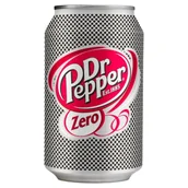 Napoje gazowane - Dr Pepper Zero napój gazowany 330ml - miniaturka - grafika 1