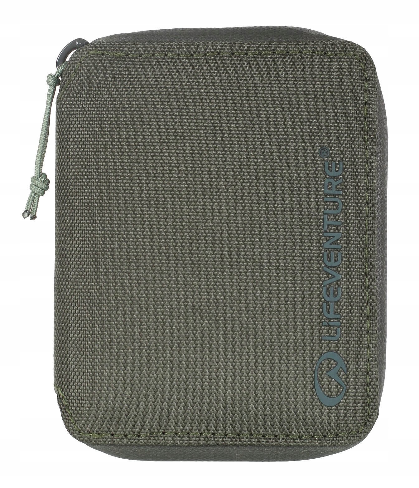 Portfel turystyczny Rfid Bi-Fold Wallet Recycled olive Lifeventure
