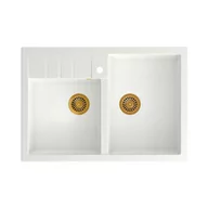 Zlewozmywaki - Quadron Zlewozmywak granitowy Farmer - miniaturka - grafika 1